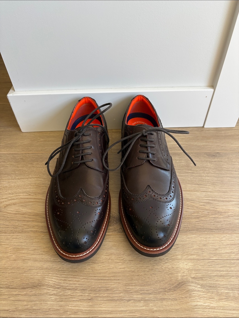 Men's Brown Brogue Dress Shoes
